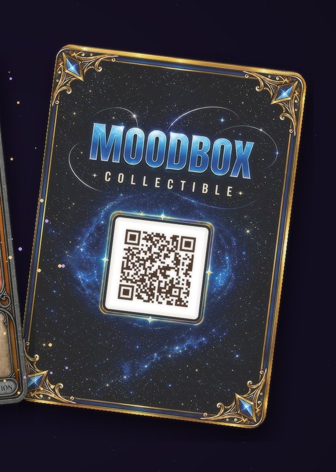 Le dos d’une carte avec son QR code